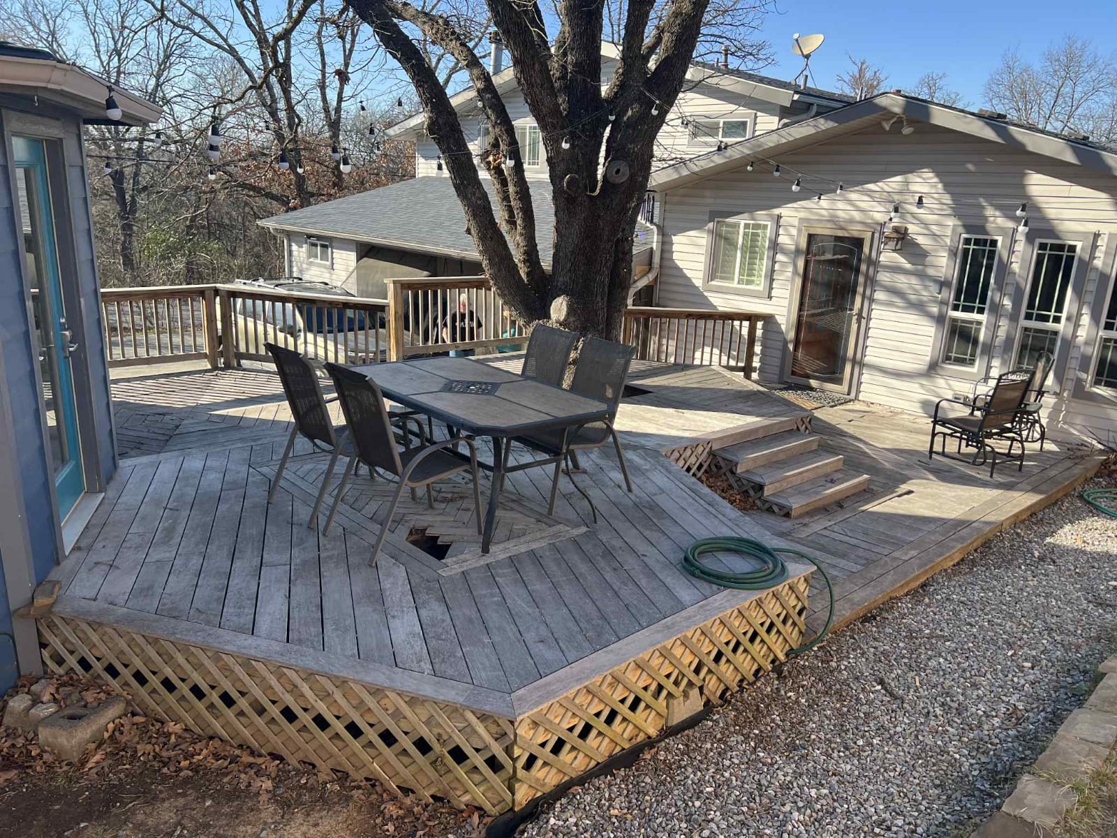 Backyard deck detail image 2